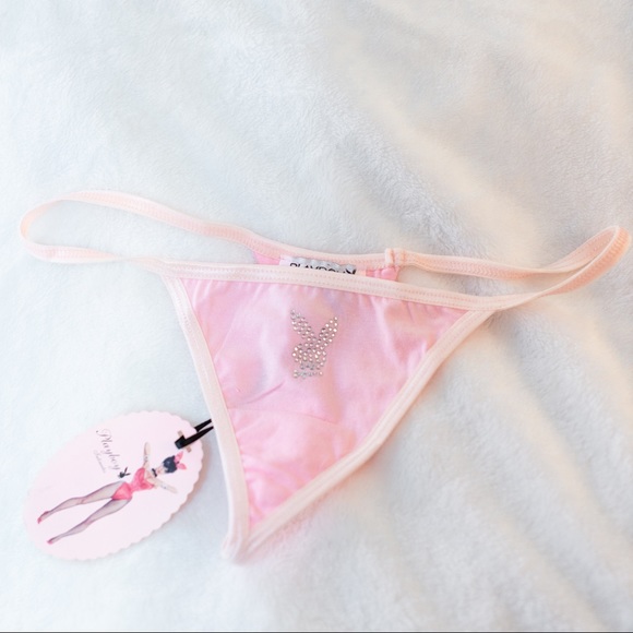 SOLD pink playboy thong - Picture 4 of 7